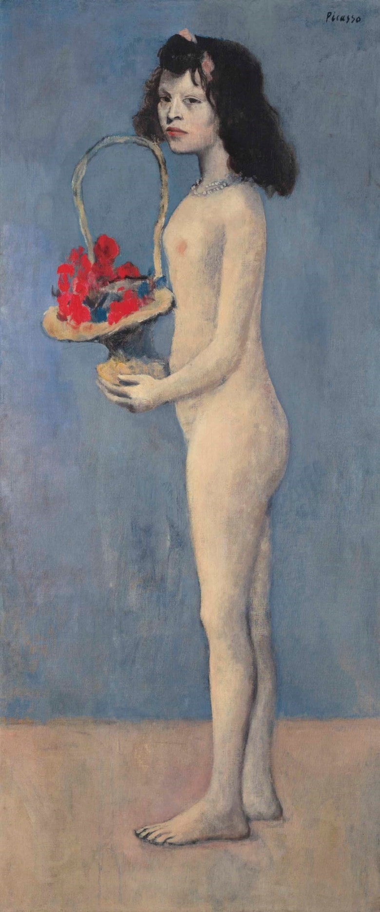 Fillette à la corbeille fleurie- Pablo Picasso (1881-1973)